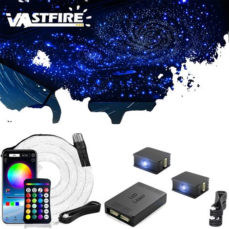 Luci a fibra ottica, opzioni di colore RGBW, installazione flessibile, 600 pezzi 2 m (1/2)