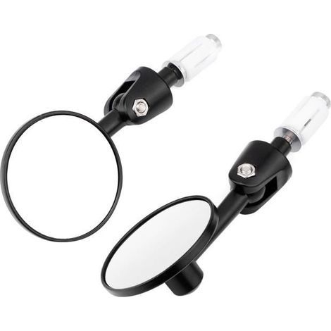 2-teilige, klappbare Seitenspiegel, Lenkerspiegel, für Motorrad, Rennrad (1/3)