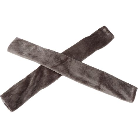 2PCS Housses de Poignée de Réfrigérateur avec Scratch, Protège-Poignée en Tissu pour Électroménager Cuisine, Lave-Vaisselle Micro-Ondes Gris (1/5)