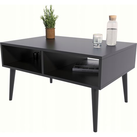 Isla Couchtisch im skandinavischen Stil SCHWARZ/SCHWARZ (1/5)