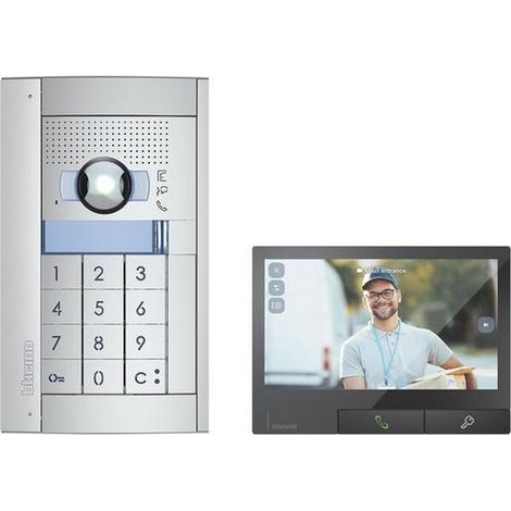 Bticino VIDEOS. TÜRST+CODEL+CLASSE300X (CODE + C300X DARK)