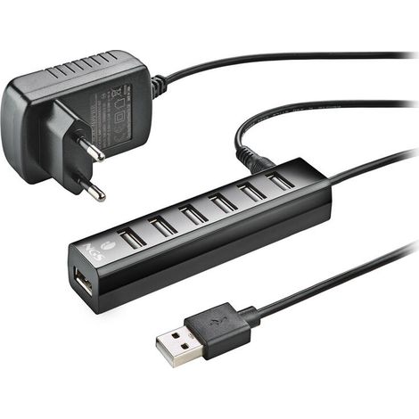 Hub USB NGS IHUB7 TINY Negro (1/4)