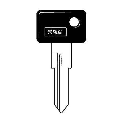 CHIAVE AUTO ZADI ZD16RP SILCA - APRILIA CAGIVA DUCATI GILERA MBK ACCIAIO NICHELATO- 5 pezzi