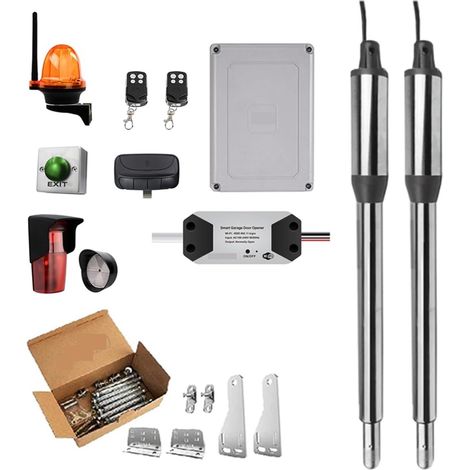 Kit d'ouvre-portes automatiques Ouvre-porte automatique WIFI maison ferme Cottage porte battante for 16ft longueur ou 600lb ouvre-porte plus proche actionneur linéaire pour accessoires de portail coul (1/5)