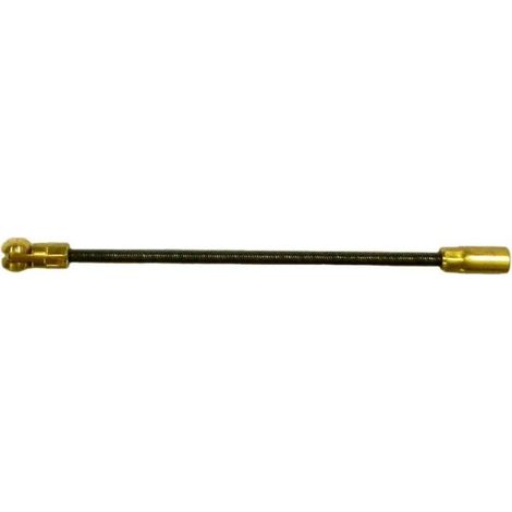 Testa flessibile in trefolo, con carrucola, per sonde tiracavi Ø3/4/5mm, filettatura M4 - Velamp ASM03