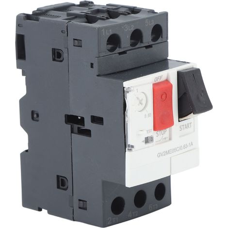 Disjoncteur de protection contre les surcharges et les courts-circuits pour moteur, interrupteur de protection de démarreur de moteur AC690V GV2 ME05C 0,63‑1A (1/5)