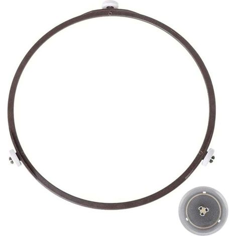 Soporte giratorio universal de 22 cm para microondas, XU, para soporte universal de cristal de 22 cm de diámetro (marrón) - KZQ (1/4)