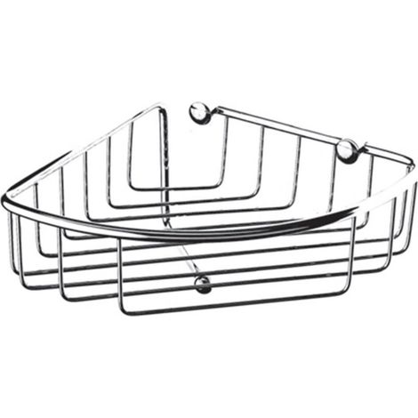 Porta spugna angoliera in Ottone Cromato accessorio bagno''BB-301''