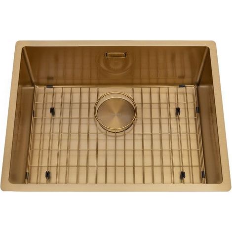 Evier Luisina Legato EV520 Inox PVD Or - Inox PVD Or (1/2)