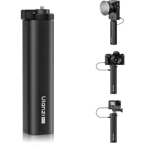 BG5 Poignée Batterie 92,16 Wh Compatible avec Appareil Photo/Lampe/Drone/Portable, Poignée d'alimentation avec Recharge 100 W PD3.0, Grip Batterie fileté de 1/4'' pour Vlogging/Streaming (1/5)