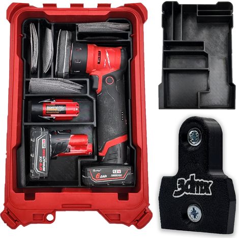 INSERTO ORGANIZER MILWAUKEE PER LEVIGATRICE A RAGGIUNGIMENTO CENTRALE M12 FDSS + OMAGGIO (1/5)