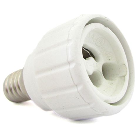 2 PZ Convertitore Adattatore Portalampada Per Lampada Attacco Da E14 a GU10 (1/3)