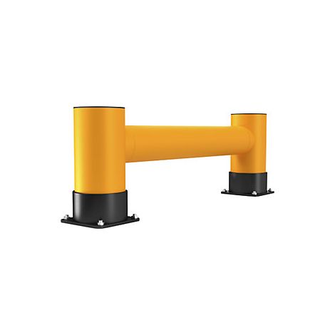 Protección de estanterías  una sola barra  longitud 1,20 m  (1/2)