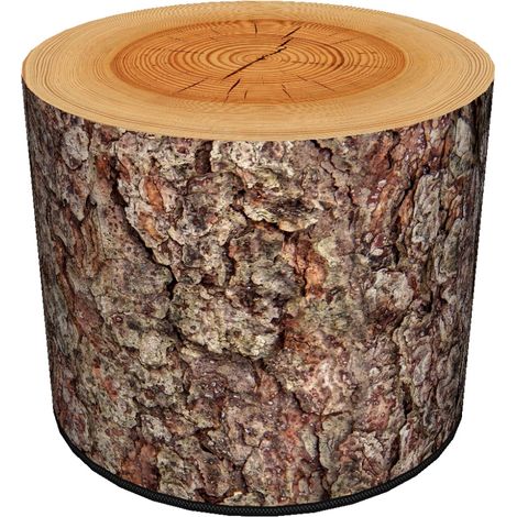 Pouf impermeabile in Cordura per casa e giardino - Motivo pino, elegante, comodo, stabile, con cerniera, 40 cm, Bertoni (1/5)