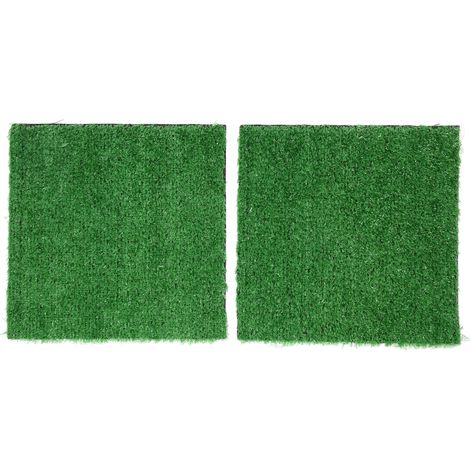 Tapis Potty Training Réutilisable pour Chiens - Tapis à Pipi Indoor/Outdoor en Herbe Artificielle, Souple, Perméable et Lavable (Lot de 2)
