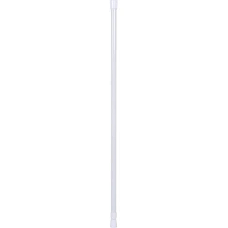 Tringle télescopique extensible pour rideau de douche, fenêtre ou salle de bain, barre à ressort ajustable 105-190 cm