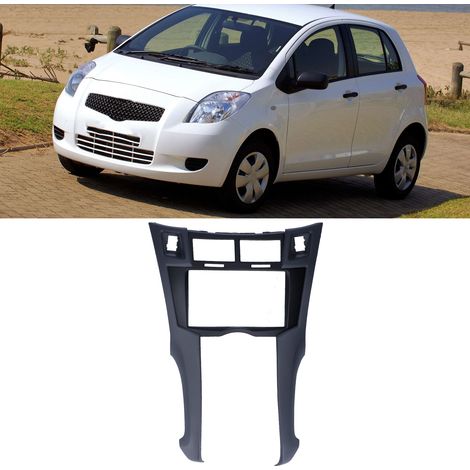 2-DIN-DVD-Center-Audio- und Navigations-Umrüstrahmen für TOYOTA Yaris/Vitz/Platz 2005-2011 (Schwarz) (1/5)