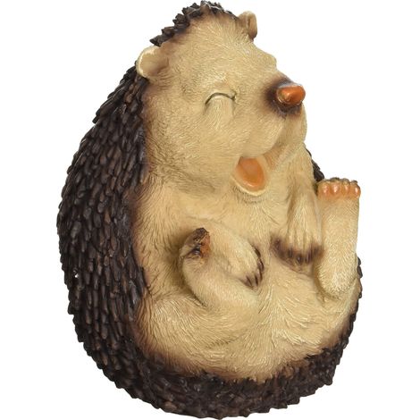 Design Toscano QM22558 Statua Roly-Poly Il Riccio Che Ride, Multicolore, 12.5x12.5x16.5 cm (1/4)