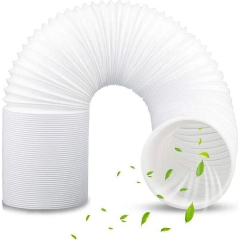 pair Fei Yu – Tuyau d'évacuation pour climatiseur mobile flexible 150mm – Matériau PP durable – Longueur extensible 1,5m – Résistance chaleur et corrosion - 150MMX1