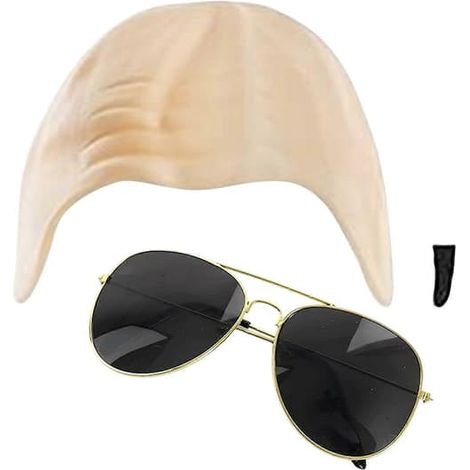 Ensemble bonnet chauve et lunettes de soleil Mr Worldwide, accessoires de déguisement Pitbull icône de célébrité - 1 pièce (1/5)