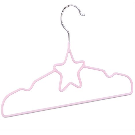 Juego de 10 perchas infantiles rosas 130002475 (1/3)