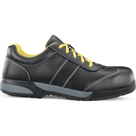 Calzado de hombre estilo y seguridad CLYDE color negro - Tallas 38 a 47 - Shoes for Crews Pro 47 Negro (1/4)