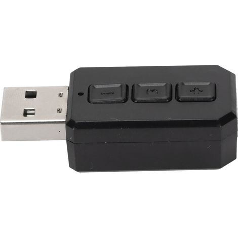 Adaptateur Bluetooth mains-libres 5.0 pour voiture, double usage USB pour téléphones et téléviseurs (1/5)