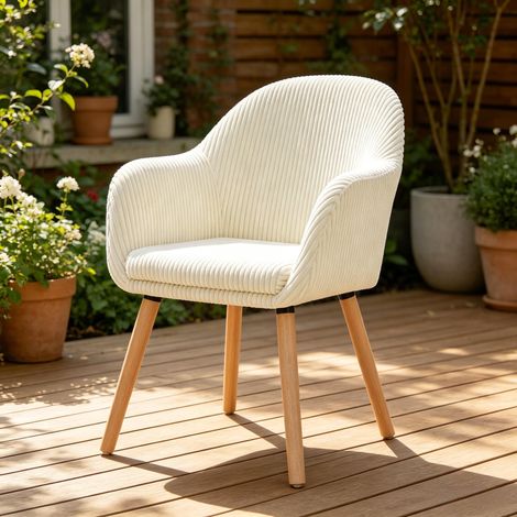 Fauteuil de salon moelleux, fauteuil, chaise de salle à manger, chaise de cuisine, chaise de maquillage, chaise de bureau, chaise de travail (uniquement avec 1 chaise de travail) (1/3)