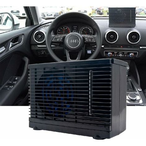 Ventilatore di raffreddamento ad acqua da 12 V per aria condizionata - Ventilatore portatile per aria condizionata per auto (1/5)