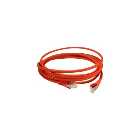cordon de brassage rj45 - c6a - s/ftp - rouge - 3 mètres - legrand 051872 (1/2)