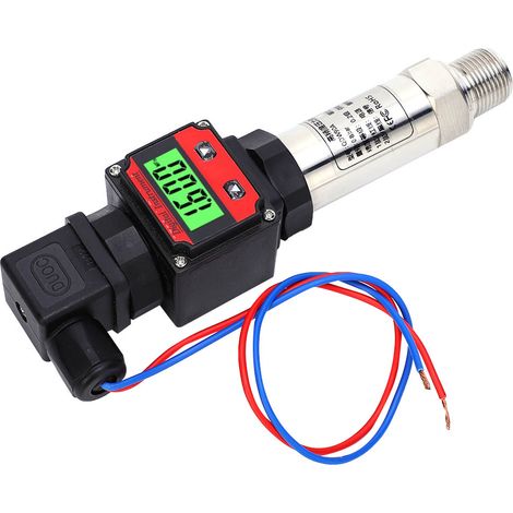 Transmetteur de pression en silicone à diffusion avec écran LCD numérique haute précision 24 V CC 4-20 mA 0-800 kPa (1/5)
