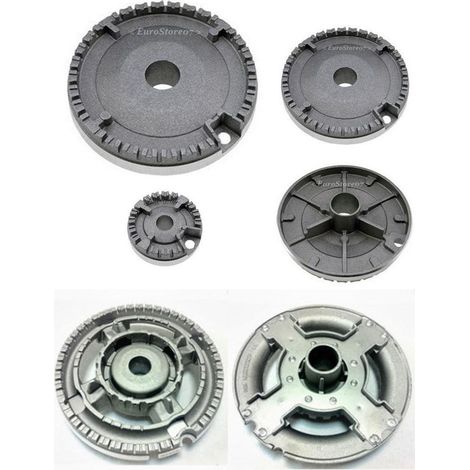 LA GERMANIA  BRUCIATORE PER CUCINA A GAS 5 FUOCHI 1 CORONA + 2 MED B 3212 B 0239 (1/2)