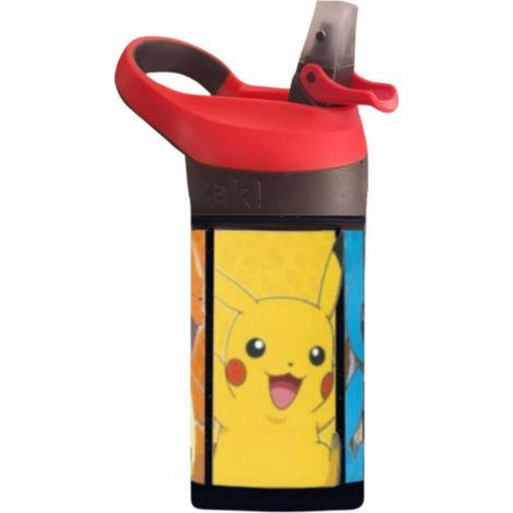 Botella de agua de Pokémon Pikachu de 430 ml para la escuela y deportes infantiles