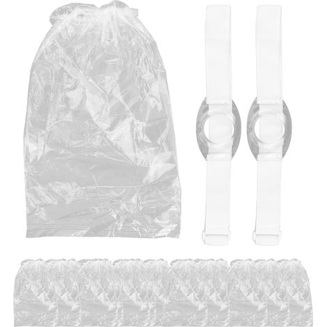Ceinture de stomie en silicone, avec 80 sachets jetables pour poche de colostomie (1/5)