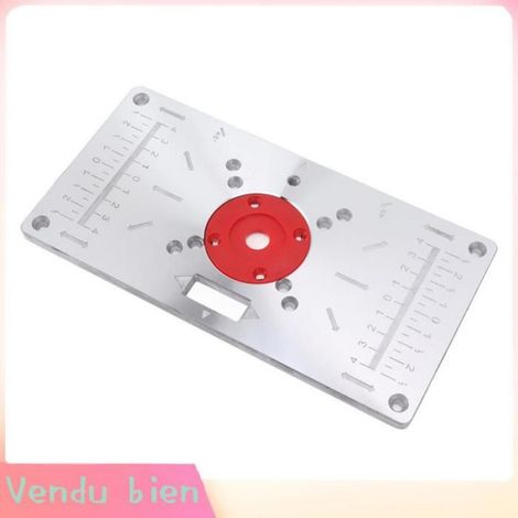 Garosa plaque d'insertion de dessus de table Plaque D'insertion de Table de Routeur en Aluminium avec échelles en piscine controle (1/4)