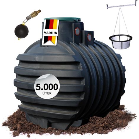 4rain MONO Retentionszisterne Plus 5000 Liter inkl. Tankabdeckung (1/5)