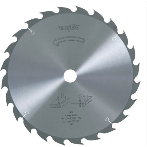 Mafell Sägeblatt HM 330 x 2,2 / 3,2 x 30 mm Z 24 WZ Handkreissäge MKS 130 092571