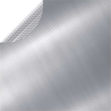 Couverture solaire pour piscine argentée en PE à bulles Ø 455 cm - PANGIVO (1/5)