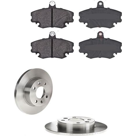 KIT FRENI ANTERIORI compatibile con RENAULT CLIO II (BB,CB) - DISCHI + PASTIGLIE OEM: P 68 008 , P 68 038 / 15112 , 15117 , 16150 /SOSTITUZIONE DIRETTA/BASSA POLVERE/SILENZIOSO (1/5)