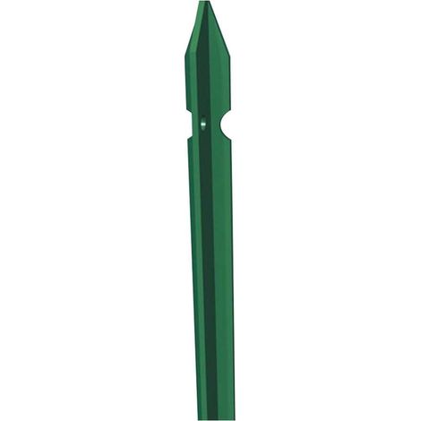 PALETTO A T H125CM 30X30MM VERDE IN FERRO PLASTIFICATO (1/2)
