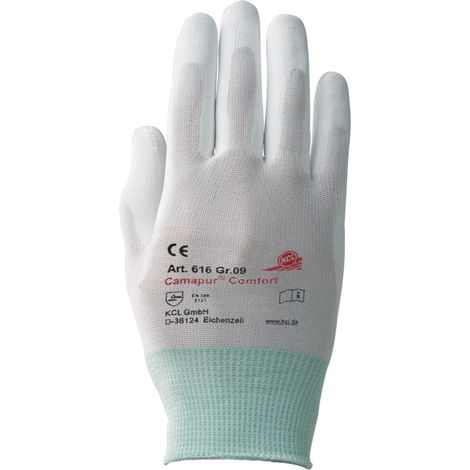 Handschuhe Camapur Comfort 616 Größe 9 weiß EN 388 PSA-Kategorie II (1/5)