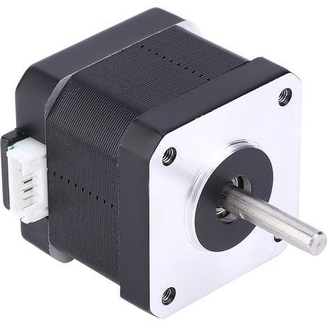 Moteur pas à pas Nema17 biphasé 1,8°, miniature, 3,6 V, 1,5 A, câble XH-2.54 noir (1/5)