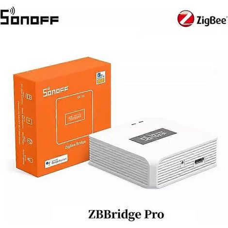 Pont Zigbee SONOFF Pro et capteur de température SNZB-02P : kit maison connectée avec surveillance en temps réel eWelink, compatible avec Alexa et Google Home. (1/4)