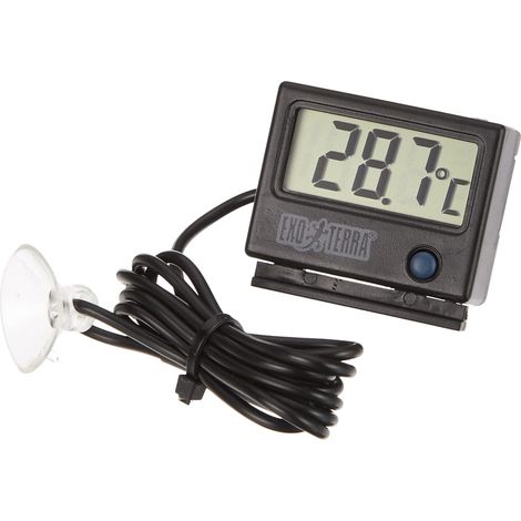 Askoll 281627 Exo Terra Termometro Elettronico Digitale con Sonda per Rettili (1/4)