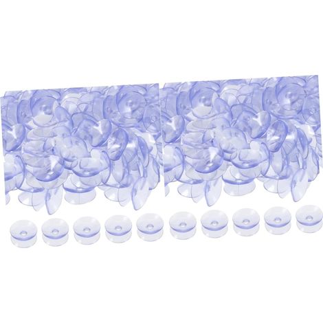 Lot de 200 ventouses double face réutilisables pour surfaces (1/5)