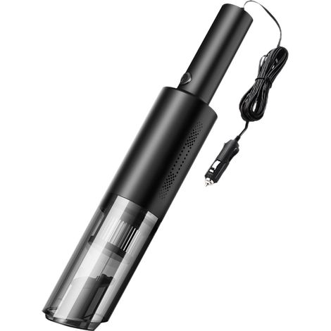 Mano Handstaubsauger [450W] ABS Schwarz für Auto mit Saugfunktion für Tierhaare und Kies [HEPA] Bürste (1/5)
