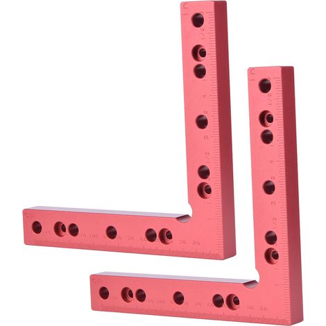 Rechteckige Holzbearbeitungs-Klemmzwinge, L-förmig, 90-Grad-Lineal, Schreinerwerkzeug (160 x 160 mm) (1/5)