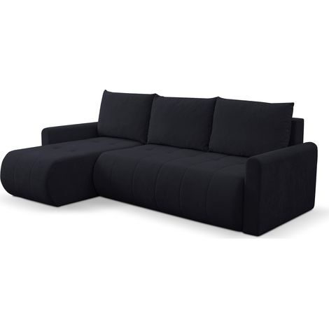 Selsey Timmone – Ecksofa mit Schlaffunktion & Bettkasten, Chenille, Universal, Graphit (1/5)