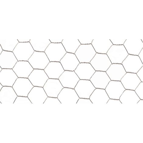 NORTENE Grillage métallique triple torsion "Galvanex 13" - 1 x 2,50 m/13 x 0,7 mm