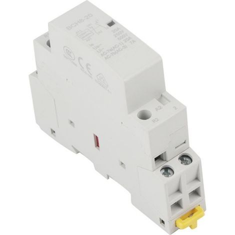Contacteur AC domestique sur rail DIN 2P 20A 220V / 230V 50 / 60Hz Contacteur AC Domestique Montage bricolage selecteur (1/4)